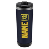 Custom Navy Light Yellow Stainless Steel Water Cup