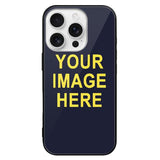 Custom Navy Light Yellow Phone Case