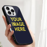 Custom Navy Light Yellow Phone Case