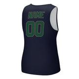 Custom Navy Green Men's Tank Top