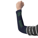Custom Navy Green Arm Sleeve