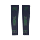 Custom Navy Green Arm Sleeve