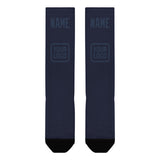 Custom Navy Blue Knee-High Sock