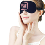 Custom Navy Light Pink Sleep Mask