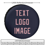 Custom Navy Light Pink Truck Tires