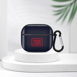 Custom Navy Red AirPods Case (3rd Generation)