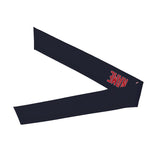 Custom Navy Red Headband