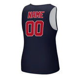 Custom Navy Red Men's Tank Top