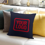 Custom Navy Red Pillowcase