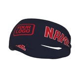 Custom Navy Red Sports headband