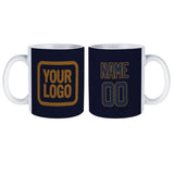 Custom Navy Blue Mug