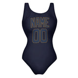 Custom Navy Blue Swimsuit