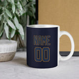 Custom Navy Blue Mug