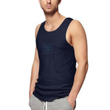 Custom Navy Blue Men's Tank Top