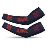 Custom Navy Red Arm Sleeve