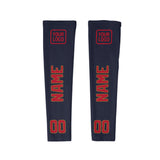 Custom Navy Red Arm Sleeve