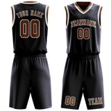 Custom Navy Khaki Basketball Set