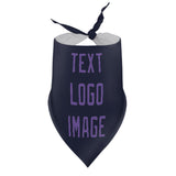 Custom Navy Light Purple Pet Scarf