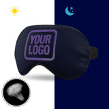 Custom Navy Light Purple Sleep Mask