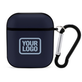 Custom Navy Light Blue AirPods Case