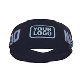 Custom Navy Light Blue Sports headband
