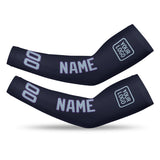 Custom Navy Light Blue Arm Sleeve