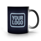 Custom Navy Light Blue Magic Mug