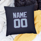 Custom Navy Light Blue Pillowcase