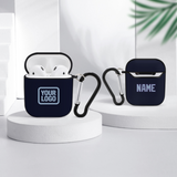 Custom Navy Light Blue AirPods Case