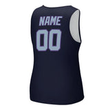 Custom Navy Light Blue Men's Tank Top
