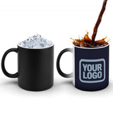 Custom Navy Light Blue Magic Mug