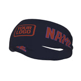 Custom Navy Coral Red Sports headband