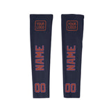 Custom Navy Coral Red Arm Sleeve