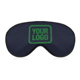 Custom Navy Emerald Green Sleep Mask