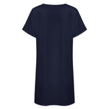 Custom Navy Emerald Green Nachthemd