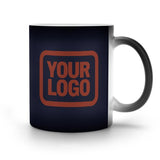Custom Navy Coral Red Magic Mug
