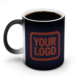 Custom Navy Coral Red Magic Mug