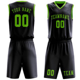 Custom Navy Emerald Green Basketball Set