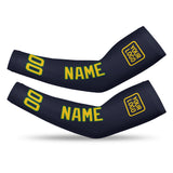 Custom Navy Gold Arm Sleeve
