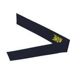 Custom Navy Gold Headband