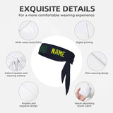 Custom Navy Gold Headband