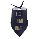 Custom Navy Light Khaki Pet Scarf