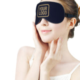 Custom Navy Light Khaki Sleep Mask
