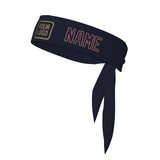 Custom Navy Purple Headband