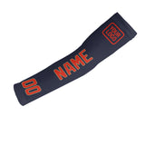 Custom Navy Orange Red Arm Sleeve