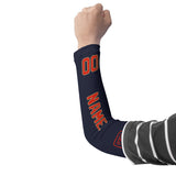 Custom Navy Orange Red Arm Sleeve