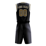 Custom Navy Light Khaki Basketball Set