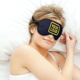 Custom Navy Light Yellow Sleep Mask