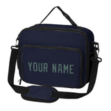 Custom Navy Blue Green Lunch Bag