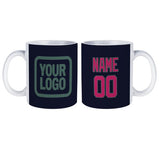 Custom Navy Pink Mug